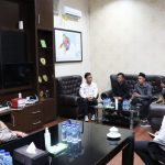 Kapolres Sergai AKBP Ali Machfud menerima kunjungan audensi Generasi Muda Islam Serdang Bedagai di Ruang Kerja Kapolres Sergai,Senin (13/12/2021).