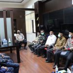 Kapolres Sergai AKBP Ali Machfud menerima kunjungan Forum Kerukunan Umat Beragama (FKUB) Kabupaten Sergai di ruang kerjanya, Selasa (14/12/2021).
