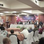 Wakil Gubernur (Wagub) Sumatera Utara (Sumut) Musa Rajekshah menutup Musyawarah Daerah (Musda) IX MUI Kabupaten Langkat di Aula Hotel Saka, Medan, Minggu (19/12).