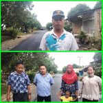 Kasri (atas), Wulan,Zahara dan warga lainnya (bawah) mengucapkan terimakasih kepada Bupati dan Wabup Sergai atas realisasi pembangunan Aspal Hotmik di Desa Panombean.