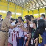 Wakil Gubernur (Wagub) Sumatera Utara (Sumut) Musa Rajekshah membuka Kejuaraan Taekwondo Tingkat Provinsi Sumut di GOR Mini Disporasu, Jalan Williem Iskandar, Medan, Senin (27/12).