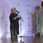 Ketua Dewan Kerajinan Nasional Daerah (Dekranasda) Sumatera Utara (Sumut) Nawal Lubis didampingi Wakil Ketua Dekranasda Sumut Sri Ayu Mihari menghadiri Grand Launching Hafitaini Hijab.co di Ballroom Kartini Hotel Le Polonia, Jalan Jenderal Sudirman Medan, Senin (3/1) malam