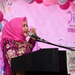 Ketua Tim Penggerak Pemberdayaan Kesejahteraan Keluarga (TP-PKK) Sumatera Utara (Sumut) Nawal Lubis menghadiri Muswil ke-1 Ikatan Pengusaha Muslimah Indonesia (IPEMI) Provinsi Sumut, di Ballroom Hotel Swiss Bell In, Jalan Gajah Mada, Medan, Kamis (20/01).