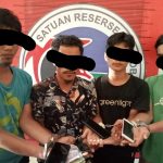 Empat tersangka pengedar dan pemakai narkoba ditangkap Satresnarkoba Polres Palas.