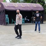 Kapolres Serdang Bedagai (Sergai) AKBP Dr Ali Machfud,S.IK,M.IK, cek pelaksanaan vaksinasi di Gerai Vaksin PRESISI Polres Sergai, Selasa (18/01/ 2022)