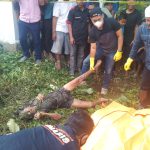 Pihak kepolisian mengevakuasi mayat Mrs X di Jalan Setia Budi Lingkungan II Kelurahan Berohol Kecamatan Rambutan Kota Tebingtinggi.