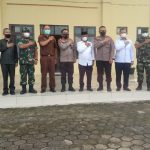 Kapolda Sumut Irjen Pol RZ Panca Putra Simanjuntak poti bersama dengan Plt .Bupati Palas drg.H.Ahmad Zarnawi Pasaribu ,MM.M.SI , Kapolres Palas AKBP Indra Yanitra Irawan.SIK.M.Si , Waka Polres Kompol JW Sijabat,dan para PJU