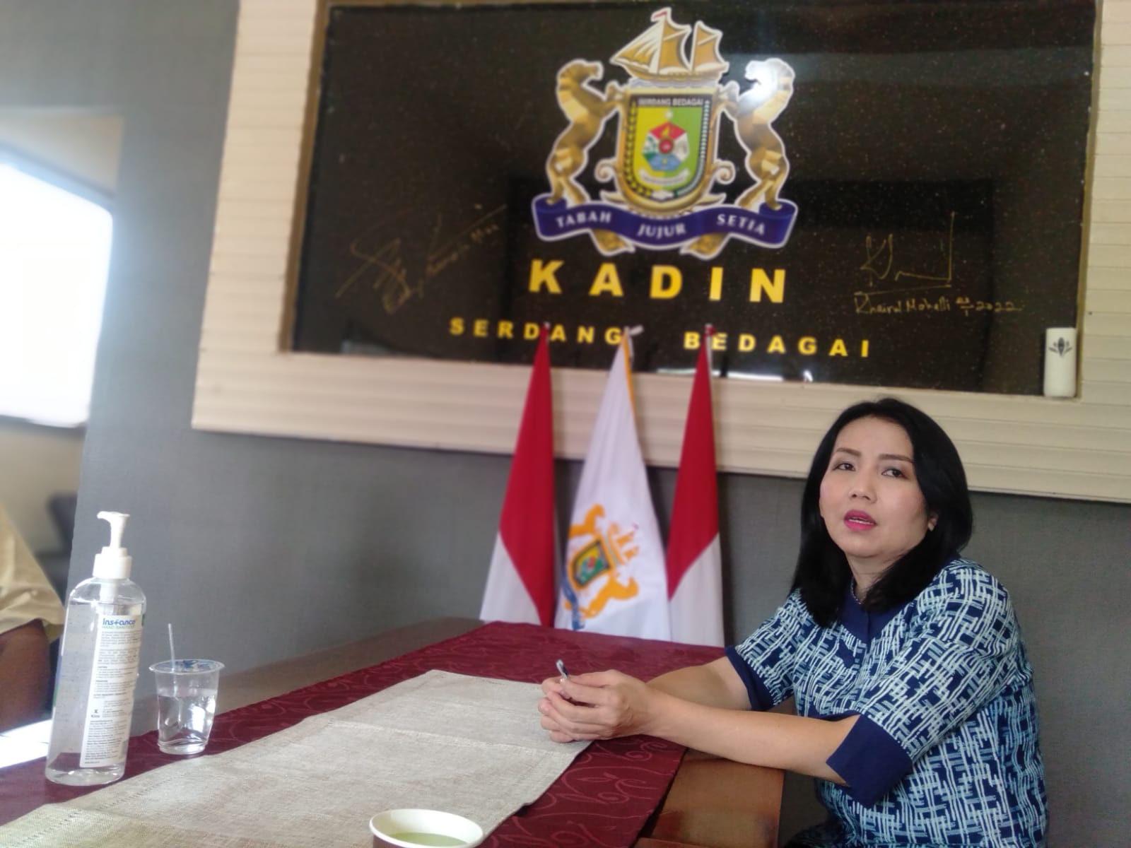 Ketua KADIN Kabupaten Serdang Bedagai ,Suyanti .