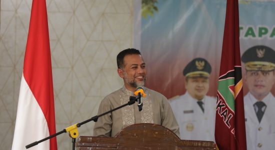 Wakil Gubernur (Wagub) Sumatera Utara (Sumut) Musa Rajekshah menghadiri Pelantikan dan Diskusi Publik Korda Fokal IMM Tapsel - Padangsidimpuan di Gedung Adam Malik, Jalan Serma Lian Kosong, Kecamatan Padangsidimpuan Utara, Selasa (1/2).