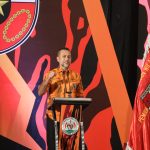 Wakil Gubernur (Wagub) Sumut Musa Rajekshah membuka Musyawarah Wilayah (Muswil) XIV PP Sumut Tahun 2022 bersama Ketua Umum Majelis Pimpinan Nasional (MPN) PP Japto Soelistyo Soerjosoemarno didampingi Ketua MPW PP Sumut Kodrat Shah, Ketua Panitia Muswil XIV PP Sumut M Rahmaddian Shah di Hotel Santika Dyandra, Jumat (4/2) malam