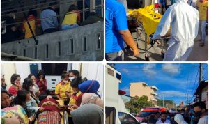 Kepala Rutan Klas II B Sibuhuan, Elizama Gori.SH bersama KPR,P.Marpaung melaksanakan razia rutin dikamar hunian WBP. 