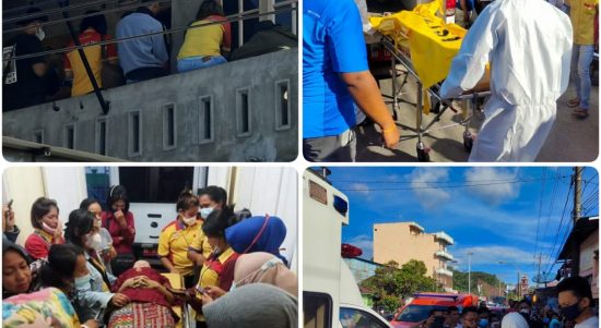 Kepala Rutan Klas II B Sibuhuan, Elizama Gori.SH bersama KPR,P.Marpaung melaksanakan razia rutin dikamar hunian WBP. 
