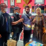 Perwakilan PWI Sergai meninjau stand di pameran HPN tahun 2022 Sultra.