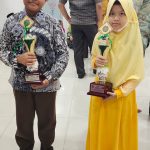 Beberapa Siswa/Siswi dan santri rumah Tahfizd Yayasan Pendidikan (Yaspen) Ummi A'yuni Desa Melati II Kecamatan Perbaungan yang meraih sejumlah juara dalam MTQ Tingkat Kabupaten Serdang Bedagai.