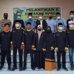 Bupati Sergai Darma Wijaya (belakang empat dari kiri) di abadikan bersama pengurus PERMAIS yang baru dilantik.