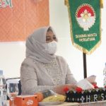 Penasihat Dharma Wanita Persatuan (DWP) Sumatera Utara (Sumut) Nawal Lubis membuka kegiatan Peringatan Isra Mikraj Nabi Muhammad SAW 1443 H/ 2022 di Aula Kantor DWP Sumut, Jalan Cik Ditiro Nomor 8, Kota Medan, Jumat (11/3).