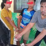 Kedua pasangan kekasih yang nekat jual sabu di komplek sekolah diringkus petugas dan ditemukan barang bukti di jok sepeda motor