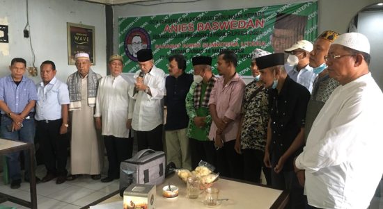 Komunitas Sahabat Anies Baswedan Sumatera Utara (Sumut) melakukan deklarasi dukungan dan doa bersama semoga Tuhan Yang Maha Kuasa meridhai pencalonan Anies menjadi Calon Presiden Republik Indonesia (RI)