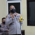 Kapolres Sergai AKBP Ali Machfud memberikan arahan terkait pengamanan Pilkades serentak.
