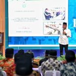 Gubernur Sumatera Utara (Sumut) Edy Rahmayadi menjadi narasumber pada acara Pengajian Ramadan 1443 H di Auditorium Kampus Utama Universitas Muhammadiyah Sumatera Utara (UMSU) Jalan Kapten Mukhtar Basri Medan, Sabtu (16/4/2022)