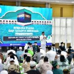 Gubernur Sumatera Utara (Sumut) Edy Rahmayadi melaksanakan buka puasa 21 Ramadan 1443 H serta Salat Maghrib bersama Pengurus Majelis Ulama Indonesia (MUI) se Sumut di Aula Tengku Rizal Nurdin, Rumah Jabatan Gubernur Sumut, Jalan Sudirman Medan, Sabtu (23/4/2022)