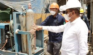 Gubernur Sumatera Utara (Sumut) Edy Rahmayadi mendatangi Lokasi Pembangkit Listrik Tenaga Panas Bumi (PLTPB) PT Sorik Mas Geothermal Power (SMGP) di Desa Sibanggor Tongah, Kecamatan Puncak Sorikmarapi, Kabupaten Mandailingnatal (Madina), Rabu (27/4).