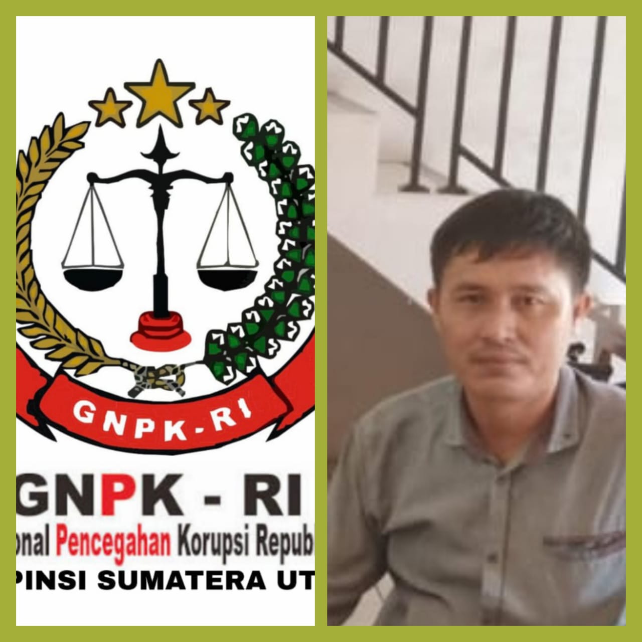 Tim Advokasi Hukum Gerakan Nasional Pencegahan Korupsi Republik Indonesia (GNPK-RI) Sumatera Utara (Sumut), Fendi Luaha, SH, Senin (04/04/2022). (TIM)