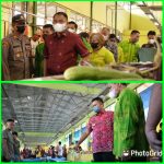 Bupati Sergai Darma Wijaya (atas) saat ikut Gerebek Dahsyat di Pasar Sei Rampah dan Wabup Adlin Tambunan (bawah) di Pasar Perbaungan.
