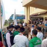 Mahasiswa tergabunh di KAMMI unjukrasa ke DPRD Palas menolak kenaikan BBM,Harga Bahan Pokok dan Pemindahan IKN.