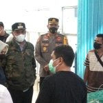 Bupati dan Wakil Bupati Madina, Kapolres ,serta Kadis kesehatan Madina menjeguk warga Sibanggor yang dirawat RSUD Panyabungan.