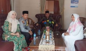 Suasana pertemuan silaturrahim Kapolres AKBP. Dwi Prasetyo Wibowo, S.I.K dengan Ketua PCNU Kota Padangsidimpuan, H. Misbahuddin Nasution, SH, SPN MKN.