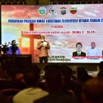 Gubernur Sumatera Utara (Sumut) Edy Rahmayadi menghadiri perayaan Paskah Umat Kristiani Sumut Tahun 2022 di Gereja Bethel Indonesia (GBI) Jalan Jamin Ginting Medan, Selasa (10/5/2022)