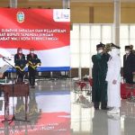 Gubernur Sumatera Utara (Sumut) Edy Rahmayadi melantik Penjabat (Pj) Bupati Tapanuli Tengah Yetti Sembiring dan Pj Walikota Tebingtinggi Muhammad Dimyathi di Aula Tengku Rizal Nurdin Jalan Jenderal Sudirman Nomor 41 Medan. Selasa (24/5).