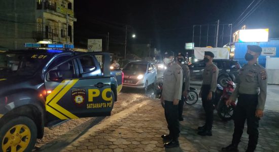 Tim Bluelight Polres Palas terus melaksanakan patroli disejumlah titik rawan untuk menjaga gangguan kantibmas.