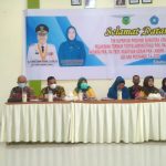 Plt Kadis PMD Serta Tim Suvervisi dan Ketua PKK Padanglawas sedang mensosialisasikan terkait tertib administrasi.