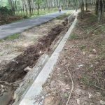 Kondisi drainase yang ambruk.