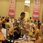 Wakil Gubernur (Wagub) Sumatera Utara (Sumut) Musa Rajekshah menghadiri acara Musyawarah Luar Biasa (Musdalub) Partai Hanura Sumut di Grand Mercure Hotel Medan,