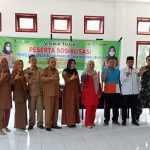 Camat Sosa Julu,Muliadi Hasibuan bersama petugas kesehatan dari Puskesmas  Ujungbatu Sosa menggelar sosialisasi Bian.