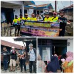 Serikat Media Siber Indonesia (SMSI) Bersama Gobor diabadikan saat menggelar Bakti Sosial pengobatan gratis, (19/6/2022).