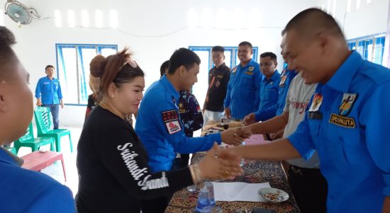 Didampingi ketua OKP dan PK, Machmud Pratama Harahap ST mendaftarkan diri jadi calon ketua KNPI Paluta, Rabu (29/6/2022). (Istimewa)