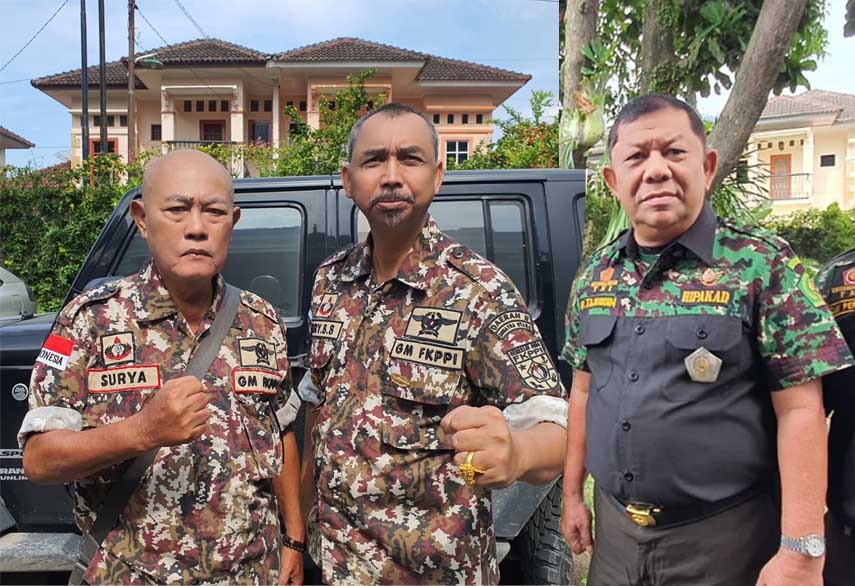 Dari kiri: Yan Surya Dharma HR, B.Sc, Ir. Erry Sukartono, H. Tajuddin Hasan